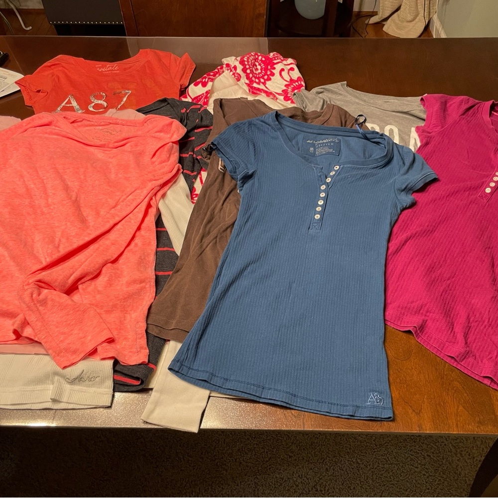 Aeropostale shirts plus hoodies plus long sleeve shirts